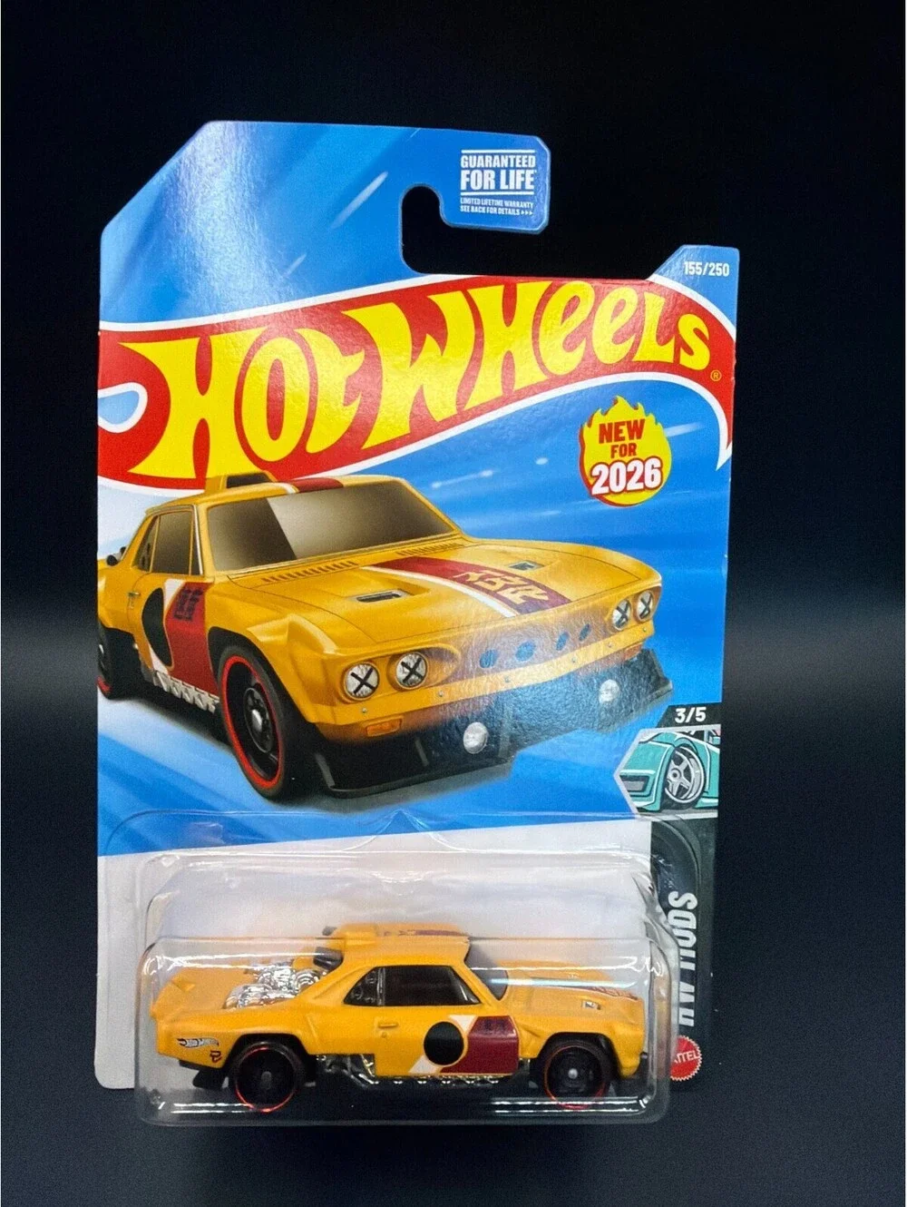Hot Wheels 2026 Vairstrike Yellow 155/250 HW Mods 3/5 New For 2026 Diecast Car